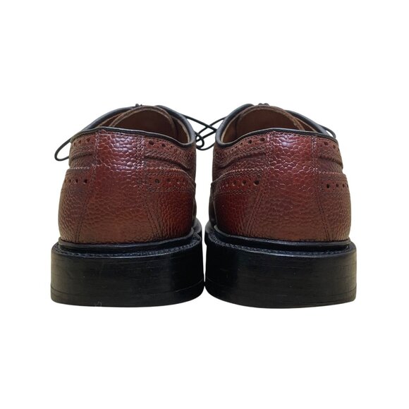 Allen Edmonds Men’s Brown Leather Classic Brogue Wingtip Dress Shoes Size 8.5c main image 5